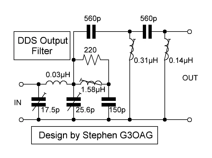 G3OAG filter/leveller schematic