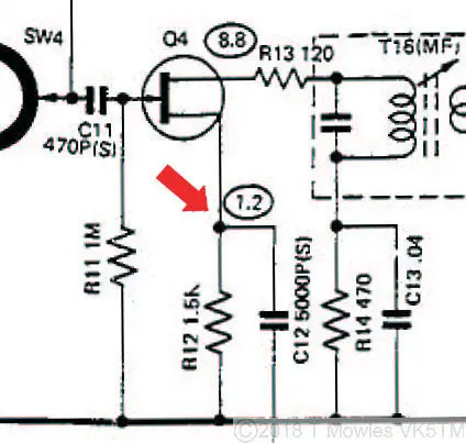 DX160 schematic fragment, mixer