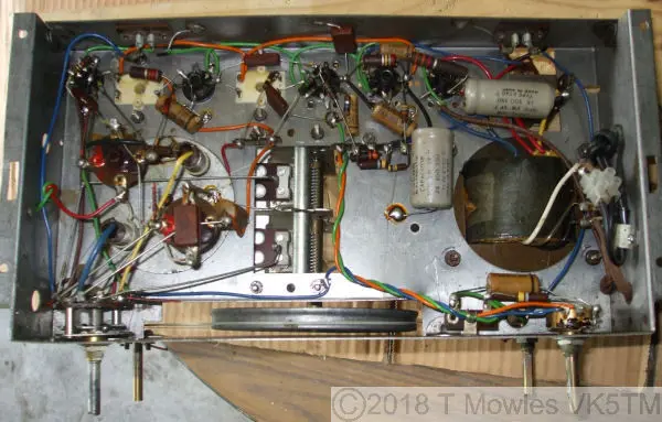 Bottom view of old Precedent radio chassis